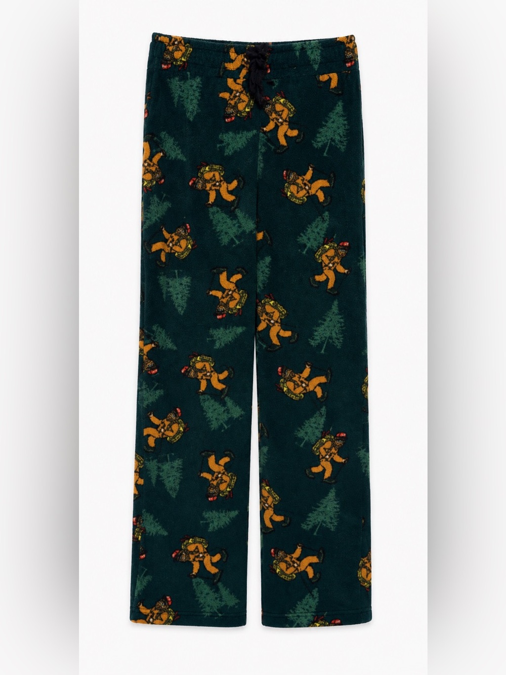 Kids Sasquatch Fleece Pajama Pants - Green